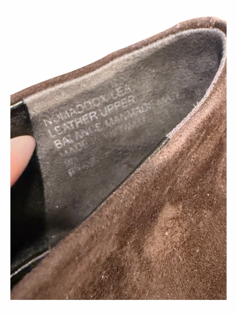 Nordstrom Brown Suede Slip-On Ballet Flats - Picture 8 of 9